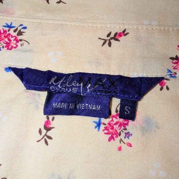 Miley Cyrus 100% cotton Floral Western style shirt - Picture 5 of 7